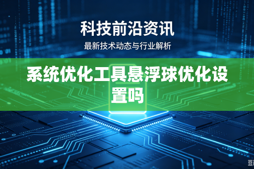 系统优化工具悬浮球优化设置吗