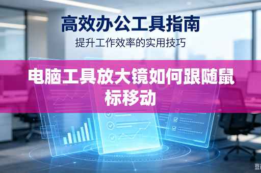 电脑工具放大镜如何跟随鼠标移动