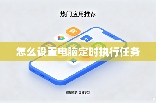 怎么设置电脑定时执行任务