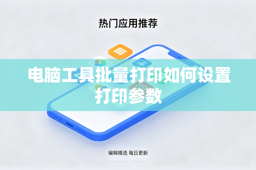 电脑工具批量打印如何设置打印参数