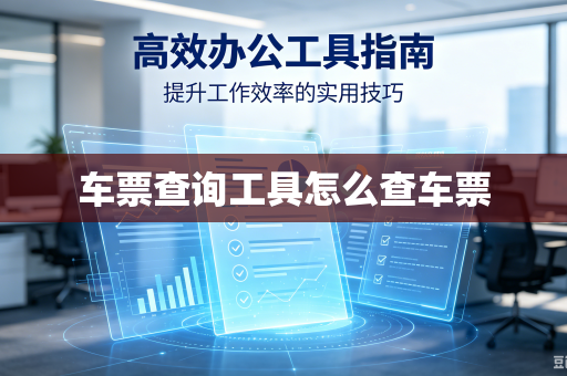 车票查询工具怎么查车票