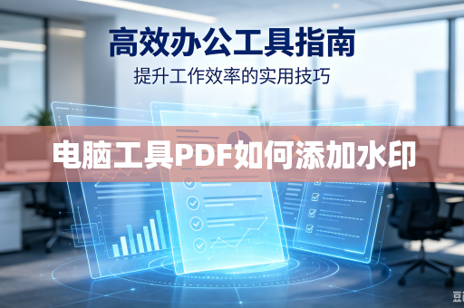 电脑工具PDF如何添加水印