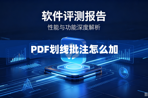 PDF划线批注怎么加