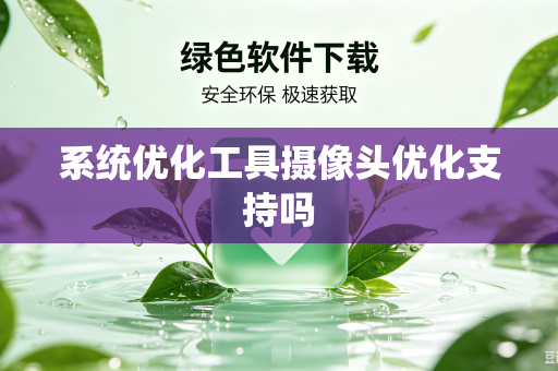 系统优化工具摄像头优化支持吗