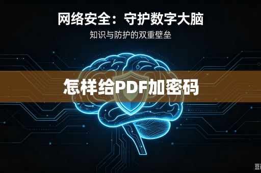 怎样给PDF加密码