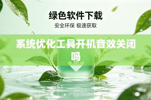 系统优化工具开机音效关闭吗