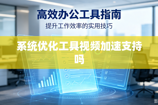 系统优化工具视频加速支持吗