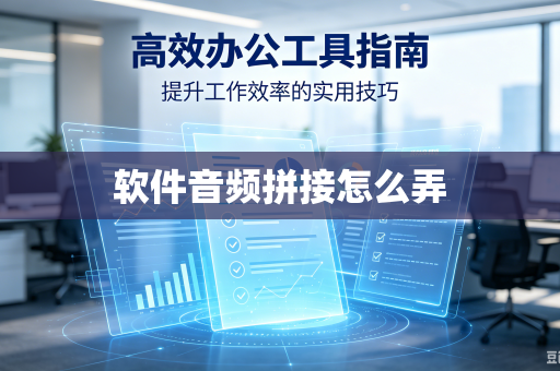 软件音频拼接怎么弄